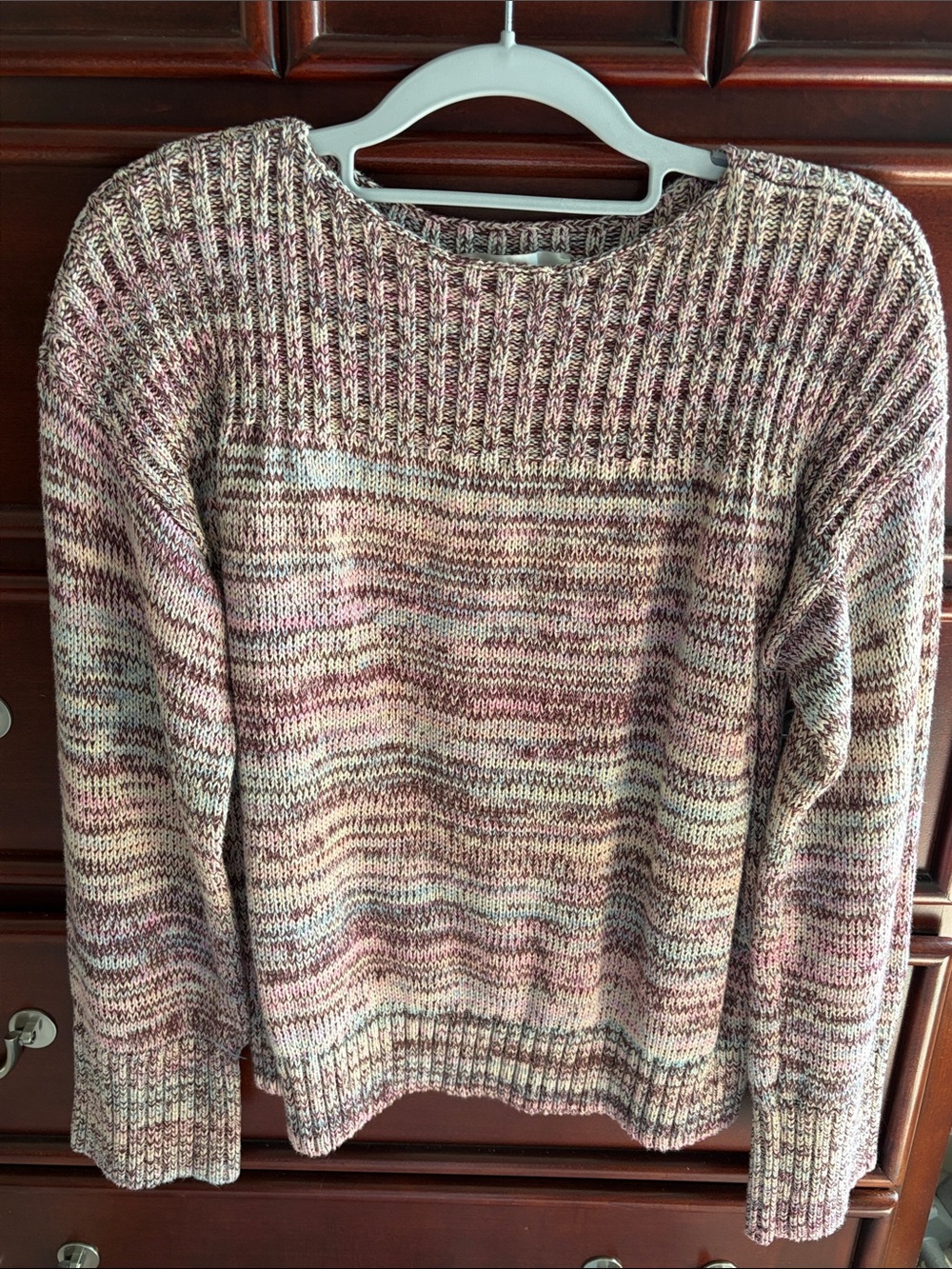 LOFT Marled Crewneck Sweater